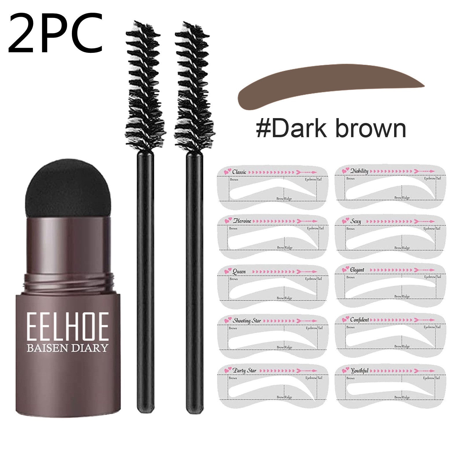 Eyebrow Mold Set Makeup Powder Eyebrow Mold Set Makeup Powder